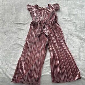 Love Squared Velvet Mauve Jumpsuit